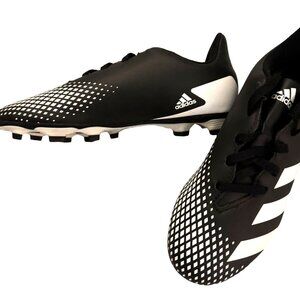 Adidas Predator Soccer Cleats Size 6 Black & White Football Shoes For Youth